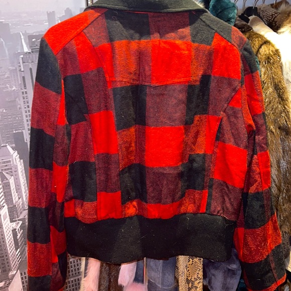Women’s buffalo print jacket size XL - Picture 3 of 5